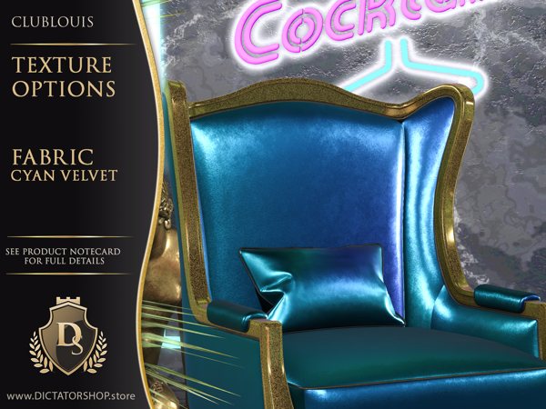 ClubLouis Cyan Velvet