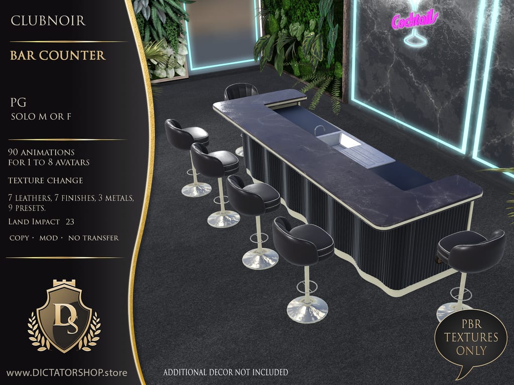 ClubNoir - Bar Counter