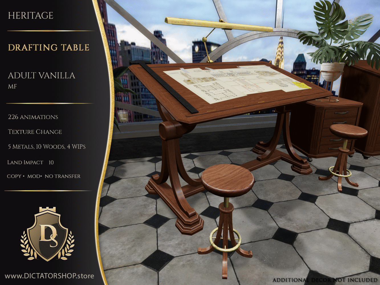 Heritage – Drafting Table